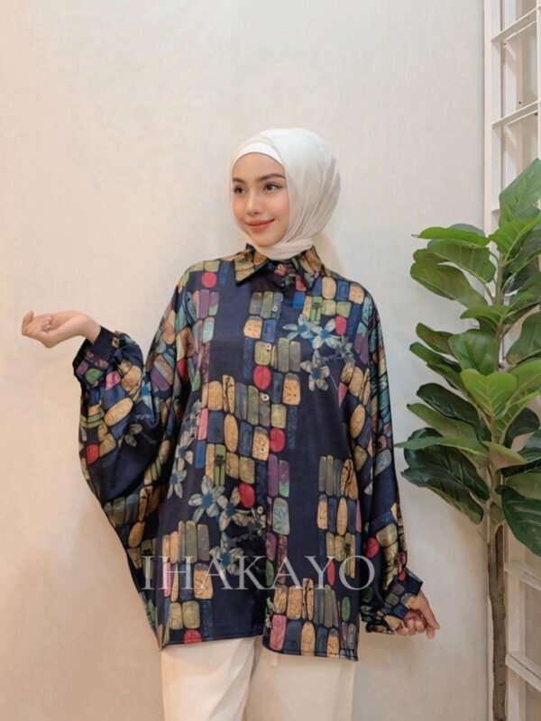 Skylar Satin Baggy Blouse