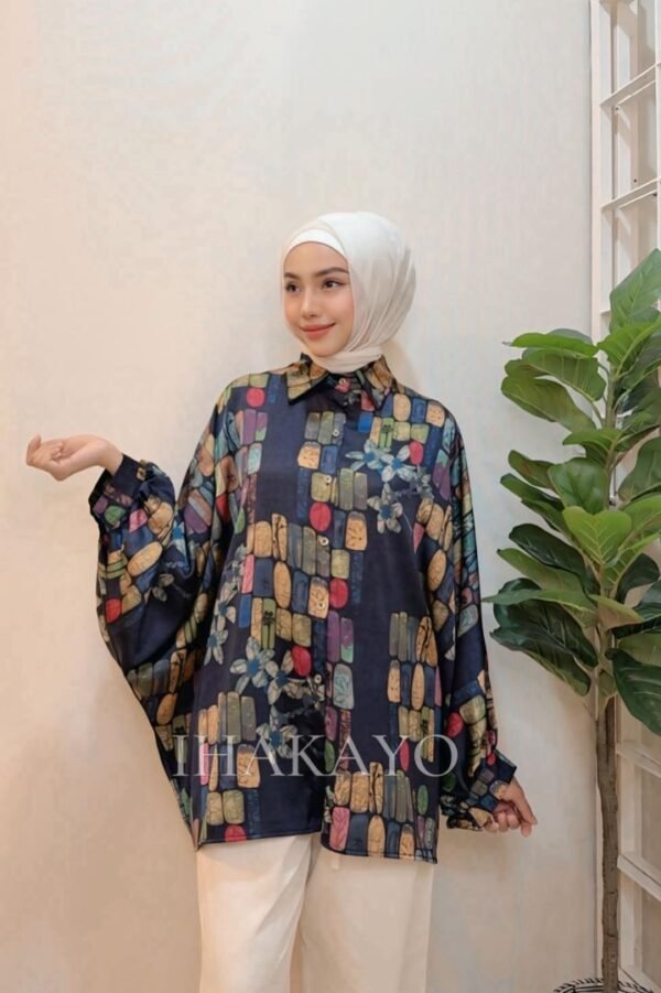 Skylar Satin Baggy Blouse